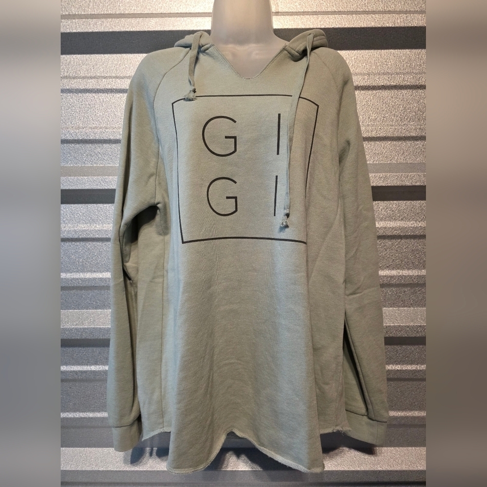 Gigi Women's Hoodie Sweater - Light Green